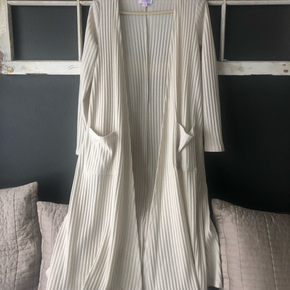 Sarah long duster cardigan